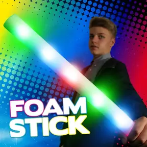 Konzert Gefälligkeiten Licht Musik Aktivierte Beleuchtung Weich Riesiger Stick Amazon Schlussverkauf 48cm Led Schaumstoff Glow Sticks