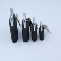 Populaire robuste Pujiang 32mm manille courte petit fer cadenas personnalisé couleur noire serrures peintes