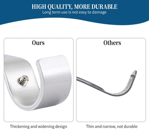 Hot bán sản phẩm có thể điều chỉnh Fancy kim loại Trần núi Curtain <span class=keywords><strong>Rod</strong></span> <span class=keywords><strong>Bracket</strong></span> cho phòng khách - Product Image 5