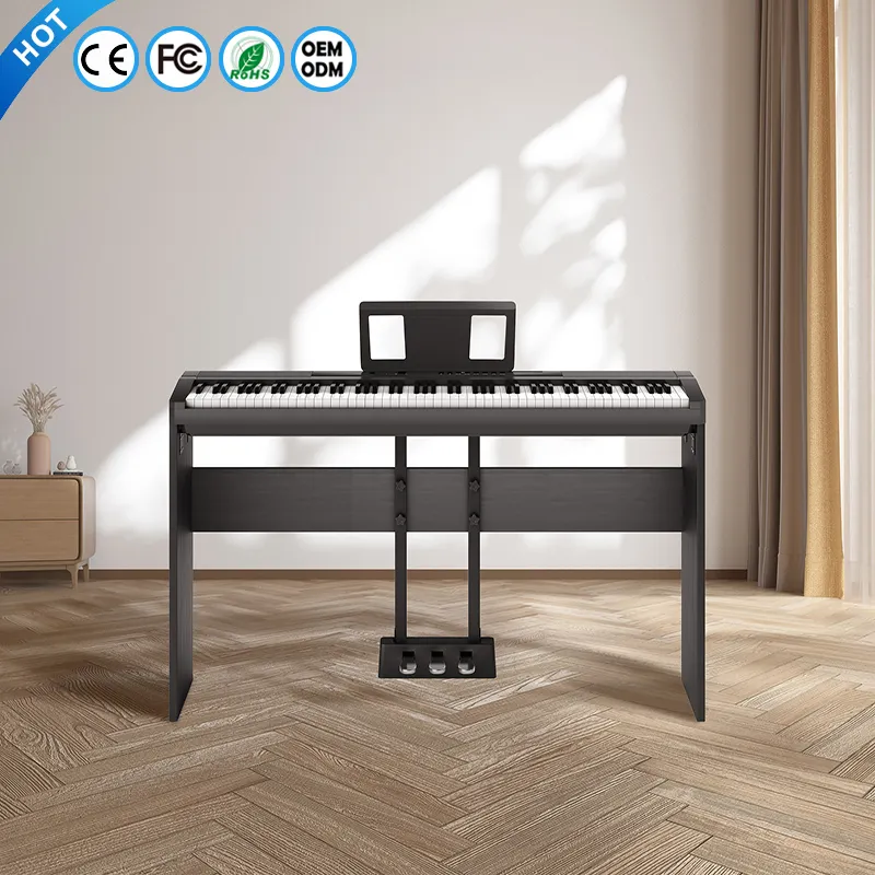 Cùng Một Thương Hiệu Electronique 88 Chạm Kỹ Thuật Số Đàn Piano Bán Buôn Nhà Máy Chất Lượng Cao 88 Phím Professionnel Đàn Piano Bàn Phím Cụ