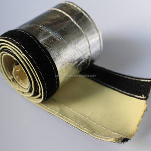 <span class=keywords><strong>Réflecteur</strong></span> thermique argent haute température, bouclier thermique en Fiber de verre aluminisée, manchon réfléchissant la chaleur - Product Image 5