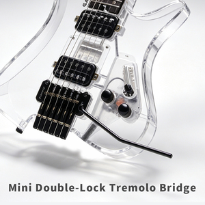 Factory direct sale of headless electric guitar with maple neck rosewood fretboard and acrylic body Guitars - Product Image 3