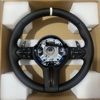Volant sport en cuir haute performance pour BMW M2 M3 M4 M5 M6 F30 F10 F35 F22 E70 E90 E92 Série F E – Amélioration intérieure pour la course