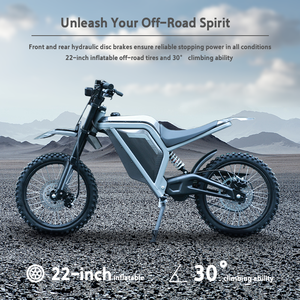 2025 más nuevo 60V 2500 W aleación de aluminio rendimiento suciedad todo terreno bicicleta de montaña eléctrica - Product Image 3