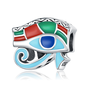 Bracciale egiziano eye of Horus perline significato guardiano fai da te branelli allentati accessori gioielli SCC2256 - Product Image 1