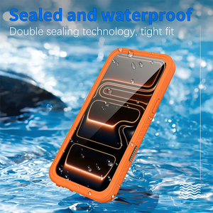 Funda para Teléfono iPhone 17 Pro/17 ProMax, Color Naranja, Moderna, Popular, Duradera, Transparente, Antideslizante, Impermeable IP68 - Product Image 6