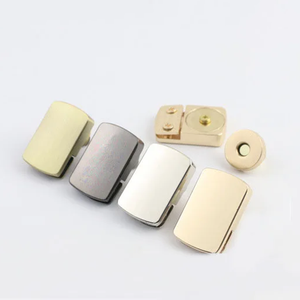 10 cái 22x33mm hình chữ nhật túi từ nút khóa Clasp kim loại túi xách đẩy khóa Snap Khóa móc thay thế đóng cửa phụ kiện - Product Image 1