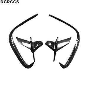 Pour BMW Série 8 G14 G15 G16 830 840 – Décoration de pare-chocs arrière en fibre de carbone avec lames d'air aérodynamiques - Product Image 5