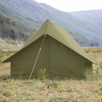 Abri de camping extérieur imperméable de haute qualité et durable, tente de terrain de style militaire pour une personne, installation rapide