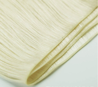 Extensions de cheveux Genius Weft à trame plate, cheveux indiens vierges bruts, cuticules alignées, sans perte, coupables, aspect noué à la main, qualité usine