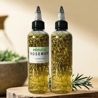 Huiles nourrissantes pour la repousse des cheveux à base d'herbes biologiques naturelles, biotine, huile de romarin rapide pour la croissance des cheveux, produits à étiquette privée
