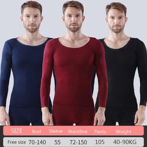 Ensembles de lingerie sous-vêtements <span class=keywords><strong>thermiques</strong></span> pour femmes pyjamas d'hiver minces pour hommes 2 pièces Leggings chauffants sous-vêtements costume chaud pour femmes vêtements - Product Image 4