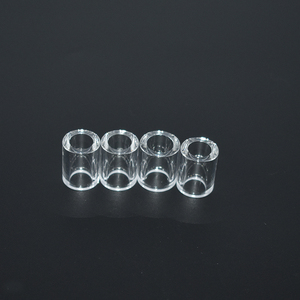 Tube à fumer en verre Les deux extrémités sont ouvertes Cylindre en verre Manchon en <span class=keywords><strong>quartz</strong></span> - Product Image 3