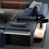 Ensemble de canapés modernes de luxe de haute qualité personnalisable, design italien, pour salon, modèle Moontop Youpin