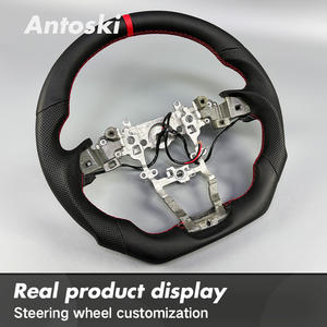 Volante de Cuero de Alta Calidad Personalizado para el Interior de Automóviles de Lujo Mazda 2 3 6 <span class=keywords><strong>CX3</strong></span> CX8 CX9 CX-4 CX-5 Rx-7 CX5, Estilo Deportivo - Product Image 3