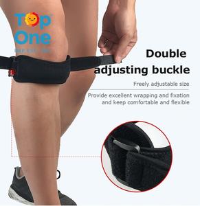 Top One sangle de genouillère réglable ceinture de soutien stabilisateur de Tendon rotulien pour la saison de printemps genouillères efficaces pour le coude - Product Image 2