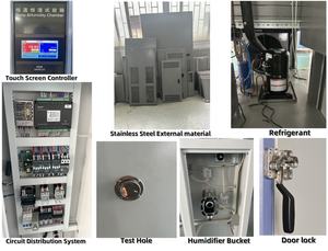 Alta e baixa temperatura ambiental teste precisão laboratório câmara temperatura constante e umidade câmara - Product Image 4
