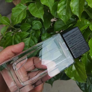 Cao cấp 100ml vuông mỹ phẩm chai thủy tinh pha lê trắng với an toàn Snap-SEAL bơm phun nước hoa chai Trần - Product Image 4