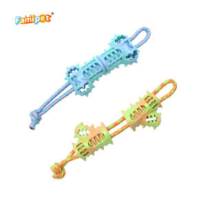 Mainan Tali Tarik Anjing Interaktif TPR Tahan Lama Desain Baru Grosir Famipet untuk Membersihkan Gigi Anjing, Mainan Kunyah Hewan Peliharaan - Product Image 4