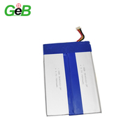 Paket baterai polimer litium samping GEB 3649162-2P 3649162 3.7V 7800mAh baterai Lipo kantong ultra-tipis untuk Tablet pintar