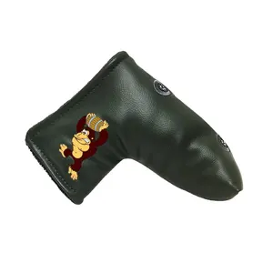 Golf Tour Equipment Supplier Golf Accessories Blade Putter Cover Design Oem Magnetic Closure Pu Leather Premium Golf Head Covers