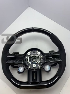 Volante in Alcantara per <span class=keywords><strong>Mercedes</strong></span> Benz <span class=keywords><strong>Serie</strong></span> C257 C218 C219 C, <span class=keywords><strong>Serie</strong></span> A, <span class=keywords><strong>Serie</strong></span> E, W205 W204 W213 W212, Accessori Interni - Product Image 3