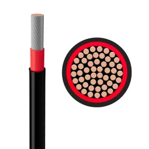 Câble Solaire Photovoltaïque DC Certifié TUV PV1f XLPE 4mm 6mm 10mm en Cuivre Étamé PVC pour Contrôle Électrique Industriel - Product Image 6