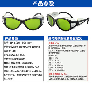 T-Rex Laser Safety <b>Glasses</b> 1064nm Anti-Fog Polycarbonate Lens Full-Frame Metal Grinding Welding Protection - Product Image 4