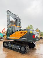 Excavatrice d'occasion Hyundai Robex220LC-9S d'origine coréenne, 22t, excavatrice sur chenilles Hyundai 220-9S, excavatrice d'occasion à vendre