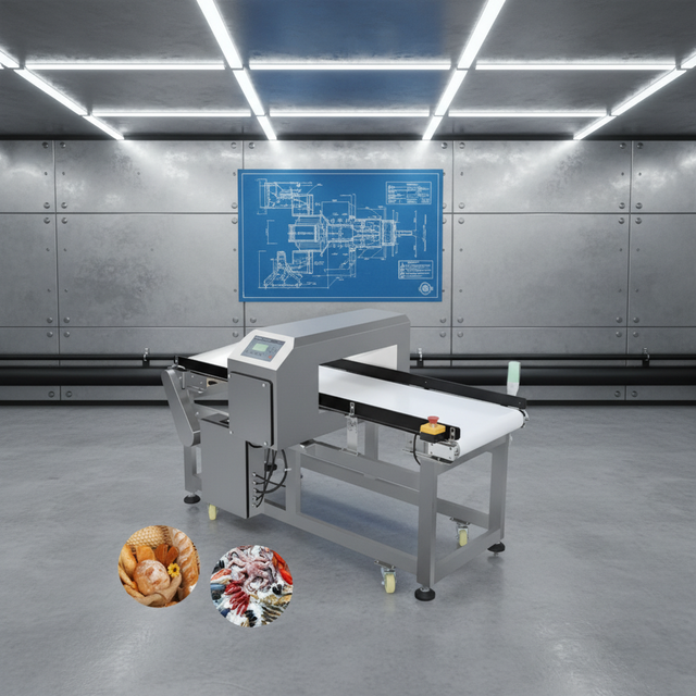 Laser Metal Detector Detectores De Metales Industriales Used Metal Detectors for Food Industry