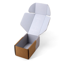 Boîte postale avec logo personnalisé petite longue boîte postale d'expédition rectangulaire en papier ondulé emballage en carton
