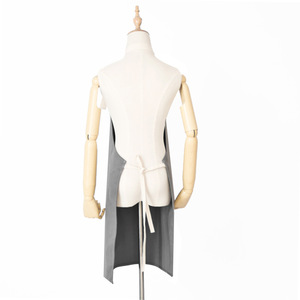 <span class=keywords><strong>Delantal</strong></span> de Trabajo Ajustable de <span class=keywords><strong>Gabardina</strong></span> Resistente, Color Gris, de Algodón, para Restaurante, Panadería, Manualidades - Product Image 4