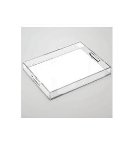 Bandeja acrílica de forma y tamaño personalizados de último diseño, gran calidad con asas, bandeja acrílica para accesorios de cocina - Product Image 2
