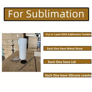 20Oz Sublimation Blank Us Warehouse Wholesale Stainless Steel Double Wall Coffee Mug <b>Sippy</b> Tumbler - Product Image 3