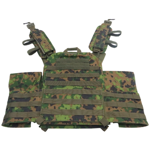 سترة تدريب تكتيكية قابلة للتعديل بنمط التمويه الغابي مع نظام MOLLE - Product Image 2