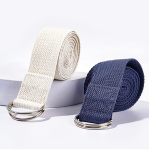 สายรัดยืดหยุ่นทรงห่วงคอตตอนและเชือกยืดสำหรับโยคะเสื่อ - Product Image 6