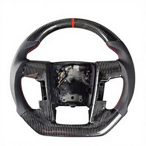 Volant de course sport en fibre de carbone véritable personnalisé pour Ford F150 Raptor Ranger Everest 2015 2016 2017 2018 2020 2021 <span class=keywords><strong>2023</strong></span> - Product Image 3