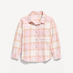 Lucky Sprout personnalisé filles chemise à carreaux mince mode veste enfants chemises en gros pour enfants filles - Product Image 5