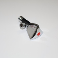 Vanne triangulaire à poignée en plastique en acier inoxydable Commutateur de chauffe-eau froid Vanne d'angle domestique