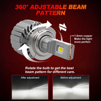 Ampoule de phare LED GESLLA Super Bright Spider 20000Lm 140W H1-H15, compatible universellement, étanche IP68 pour voitures X5 A4 A3 Matiz