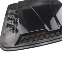 Capot moteur premium pour Ford Ranger, aspect fibre de carbone, avec cache de ventilation latérale de la vitre arrière et garniture de persienne