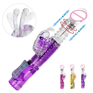 Rotierender <span class=keywords><strong>7</strong></span>-Gang <span class=keywords><strong>Rabbit</strong></span> Vibrator Realistischer Dildo Klitoris-Stimulator Erotisches Sexspielzeug G-Punkt Vibrator Erwachsenen-Sexspielzeug für Frauen - Product Image 1