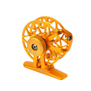 Cinturón de Metal completo, rueda delantera de ventilación, rueda de balsa de pesca en hielo, rueda de pesca con mosca, engranaje de carrete de pesca ultraligero - Product Image 5