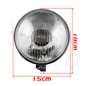 Faro Halógeno Redondo de Vidrio Transparente de 140 mm para Simson S50 S51 S70 para Accesorios de Restauración de Motocicletas Ost DDR - Product Image 3