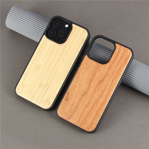 เคสโทรศัพท์ลายไม้ธรรมชาติสำหรับ iPhone 17 Pro Series เคสโทรศัพท์ TPU ไม้วอลนัทแท้สำหรับ iPhone 16 15 14 <span class=keywords><strong>13</strong></span> - Product Image 6