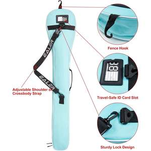 กระเป๋าใส่ไม้ลาครอส EALER ขนาดเดียว สีน้ำเงิน กระเป๋าเก็บอุปกรณ์ไนลอนพร้อมสายปรับได้และช่องใส่บัตรประจำตัว - Product Image 1