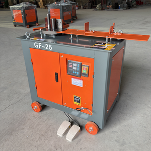Máquina Dobladora de Barras de Acero <span class=keywords><strong>CNC</strong></span> <span class=keywords><strong>OEM</strong></span> GF25, Diámetro de Doblado de 6-25 mm, Máquina Dobladora de Barras de Refuerzo Eléctrica - Product Image 1