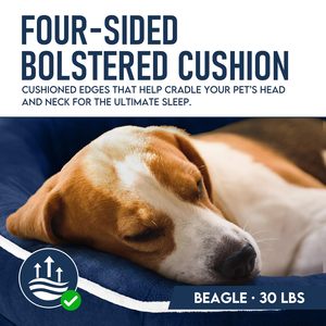 Canapé orthopédique pour chien, lit pour chat avec support en mousse à mémoire de forme, housse amovible lavable en machine - Product Image 3
