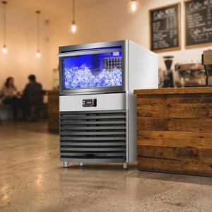 nightclub <b>ice</b> machine wholesale commercial <b>ice</b> machine stainless steel beverage cube <b>ice</b> freestanding <b>ice</b> <b>maker</b> NES-60C-P - Product Image 5