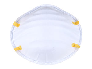 गर्म बिक्री औद्योगिक फेस मास्क श्वासयंत्र FP2 मास्क सफेद रंग 4 परत सुरक्षा एल्यूमीनियम नाक क्लिप कस्टम लोगो के साथ नाक मास्क - Product Image 2